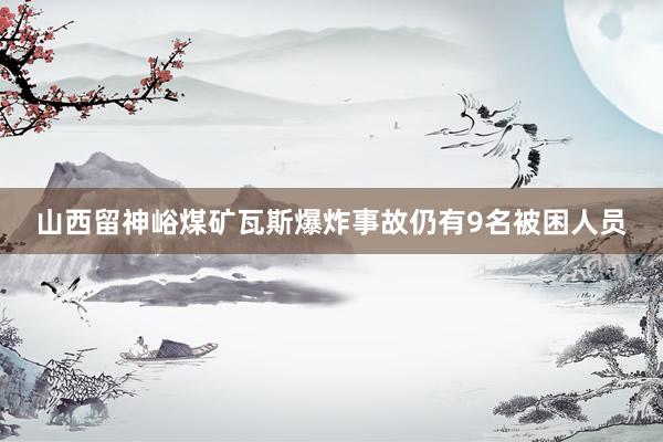 山西留神峪煤矿瓦斯爆炸事故仍有9名被困人员