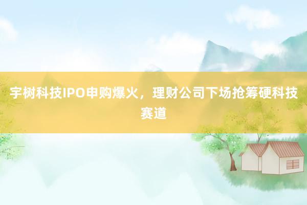 宇树科技IPO申购爆火，理财公司下场抢筹硬科技赛道