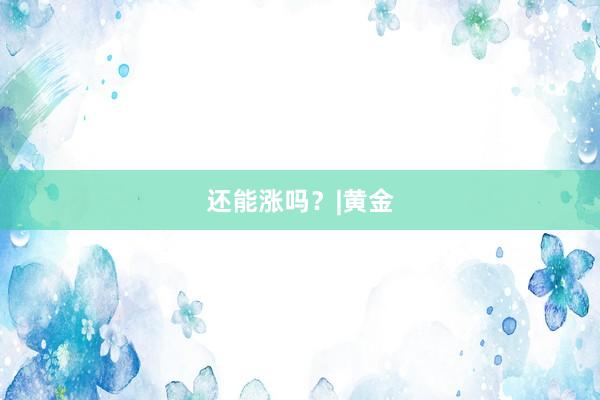 还能涨吗？|黄金