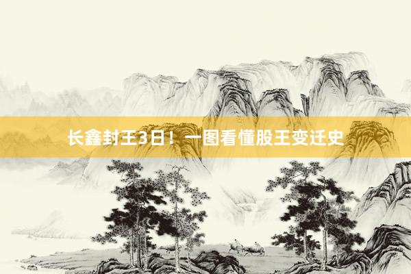 长鑫封王3日！一图看懂股王变迁史