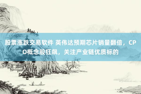 股票涨跌交易软件 英伟达预期芯片销量翻倍，CPO概念股狂飙，关注产业链优质标的